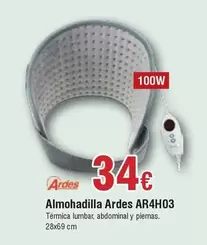 Oferta de Ardes - Almohadilla Ar4h03 por 34€ en Froiz