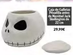 Oferta de Caja De Galletas Pesadilla Antes De Navidad Jack Skellington  por 29,99€ en Game