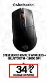 Oferta de Wireless - 3  + Bluetooth -18000 DPI por 34,99€ en Game