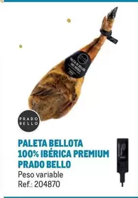 Oferta de Prado Bello - Paleta Bellota 100% Iberica Premium en Makro