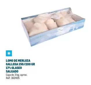 Oferta de Gallega - Lomo De Merluza  150/200 Gr 17% Glaseo en Makro