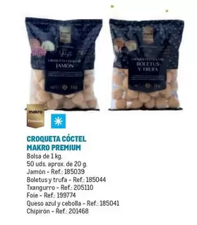 Oferta de Premium - Croqueta Cóctel Makro en Makro