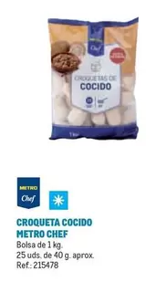 Oferta de Chef - Metro  - Croqueta Cocido en Makro