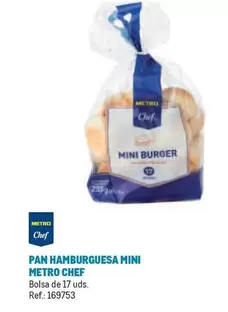 Oferta de Chef - Metro  - Pan Hamburguesa Mini en Makro