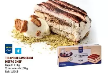 Oferta de Chef - Metro  - Tiramisù Savoiardi en Makro