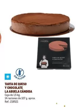 Oferta de La abuela - Tarta De Queso Y Chocolate en Makro