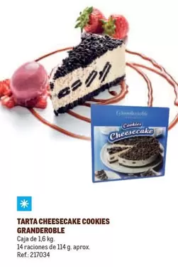 Oferta de Granderoble - Tarta Cheesecake Cookies en Makro