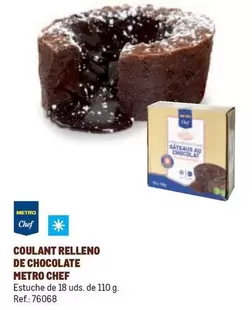 Oferta de Chef - Metro  - Coulant Relleno De Chocolate en Makro