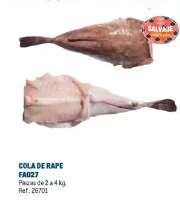 Oferta de Salvaje - Cola De Rape Fa027 en Makro