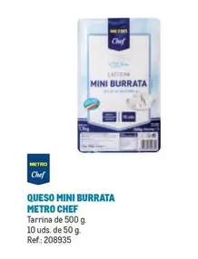 Oferta de Chef - Metro  - Queso Mini Burrata en Makro