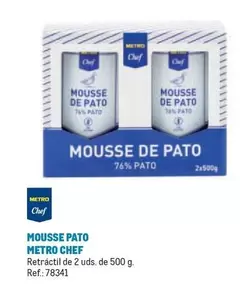 Oferta de Chef - Metro  - Mousse Pato en Makro