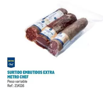 Oferta de Chef - Metro  - Surtido Embutidos Extra en Makro