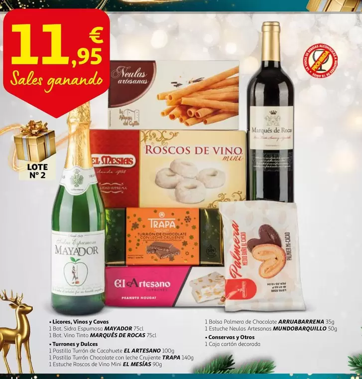 Oferta de Mayador - ,licre, Vinex Y Crema por 11,95€ en Alcampo