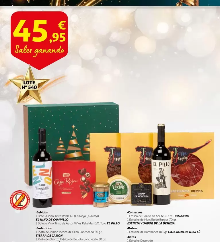 Oferta de Paleta De Canarias por 45,95€ en Alcampo