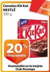 Oferta de Nestlé - Cereales Kit Kat en Alcampo