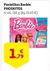 Oferta de Phoskitos - Pastelitos Barbie por 1,79€ en Alcampo