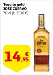 Oferta de Jose Cuervo - Tequila Gold por 14,95€ en Alcampo