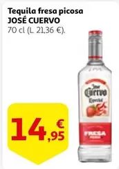 Oferta de Jose Cuervo - Tequila Fresa Picosa por 14,95€ en Alcampo