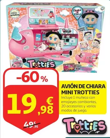 Oferta de Trotties - Avion De Chiara Mini por 19,98€ en Alcampo