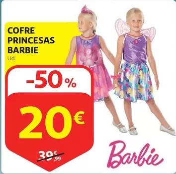 Oferta de Barbie - Cofre Princesas por 20€ en Alcampo