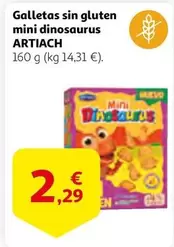 Oferta de Artiach - Galletas Sin Gluten Mini Dinosaurus por 2,29€ en Alcampo