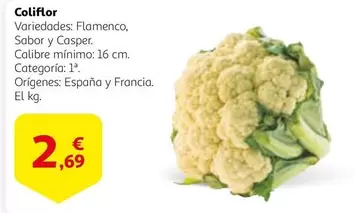 Oferta de España - Coliflor por 2,69€ en Alcampo