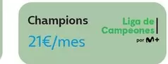 Oferta de Champions por 21€ en Movistar