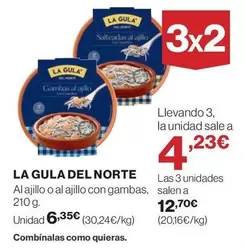 Oferta de La Gula del Norte - Al Ajillo O Al Ajillo Con Gambas por 6,35€ en Hipercor