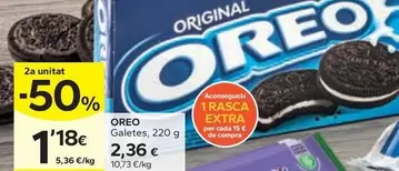 Oferta de Oreo - Galetes por 2,36€ en Caprabo