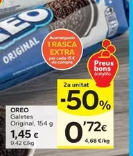 Oferta de Oreo - Galetes Original por 1,45€ en Caprabo