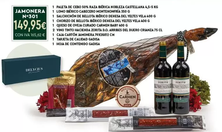 Oferta de Nobleza - Paleta De Cebo I98% Raza I Nobrezza Castellana por 149,95€ en Gadis