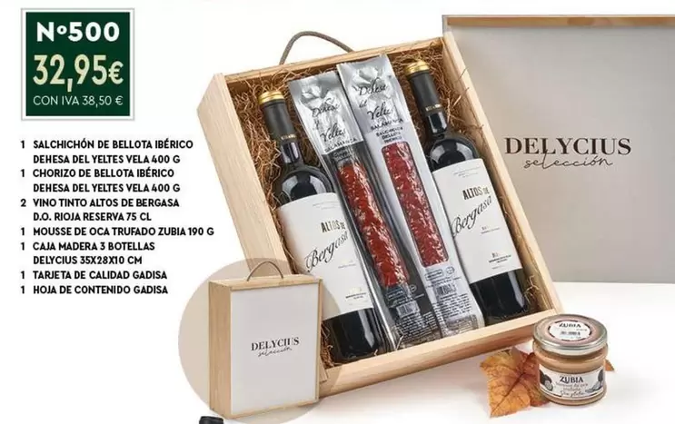 Oferta de Bellota - Salchichon De  Iberico D.O. Vegetale por 32,95€ en Gadis