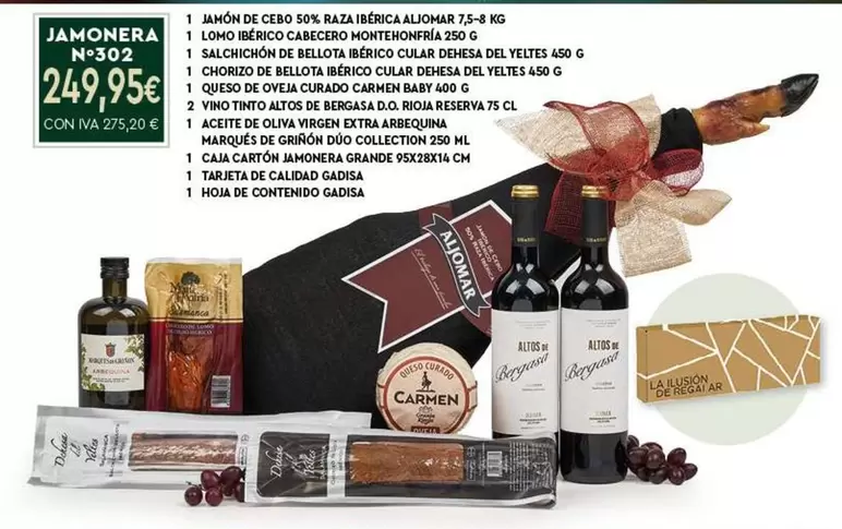 Oferta de Aljomar - Jamonera por 249,95€ en Cash Ifa