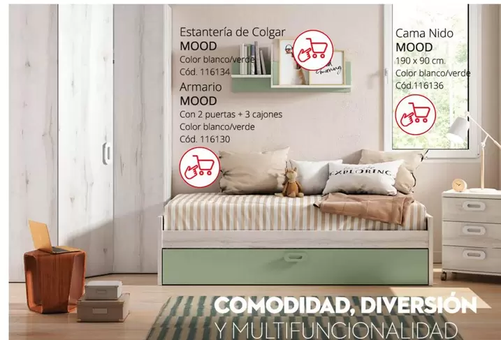 Oferta de Nido - Mood Armario en Conforama