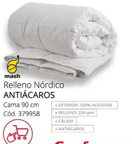 Oferta de Relleno Nórdico Antiácaros en Conforama