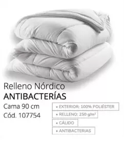 Oferta de Relleno Nórdico Antibacterias en Conforama