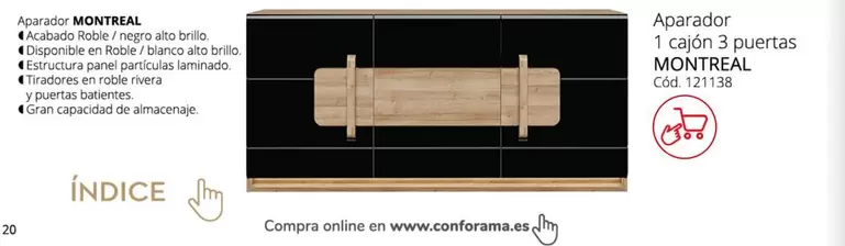 Oferta de Montreal - Aparador en Conforama