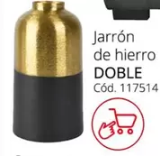 Oferta de Doble - Jarrón De Hierro en Conforama