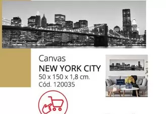 Oferta de City - Canvas New York en Conforama