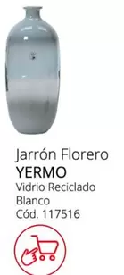 Oferta de Blanco - Jarrón Florero en Conforama