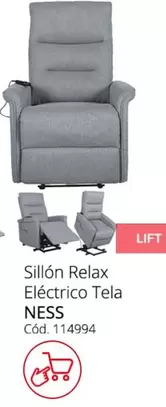 Oferta de Relax - Sillon  Eléctrico Tela en Conforama