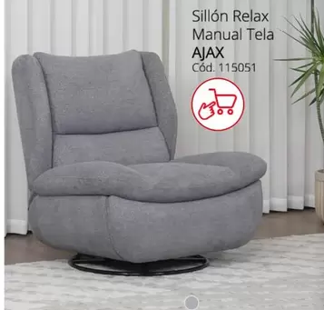 Oferta de Relax - Sillón  Manual Tela en Conforama