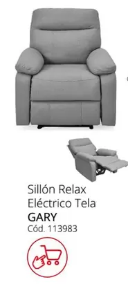 Oferta de Relax - Gary Sillon  Eléctrico Tela en Conforama