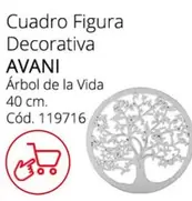 Oferta de Avani - Cuadro Figura Decorativa en Conforama