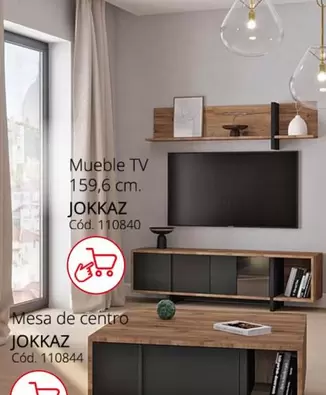 Oferta de Jokkaz - Mueble Tv por 3€ en Conforama