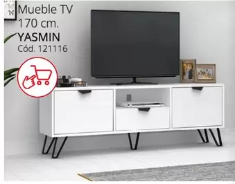 Oferta de Yasmin - Mueble TV 170 cm. en Conforama