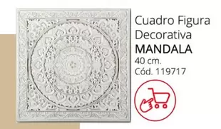 Oferta de Mandala - Cuadro Figura Decorativa en Conforama