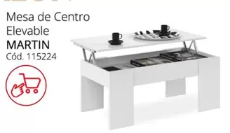 Oferta de Martin - Mesa De Centro Elevable en Conforama