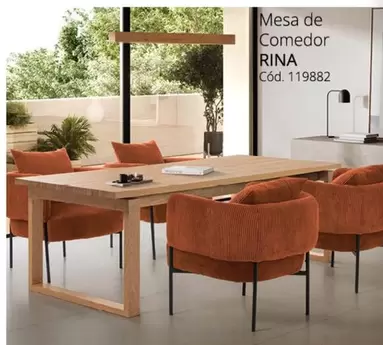 Oferta de Rina Mesa De Comedor en Conforama