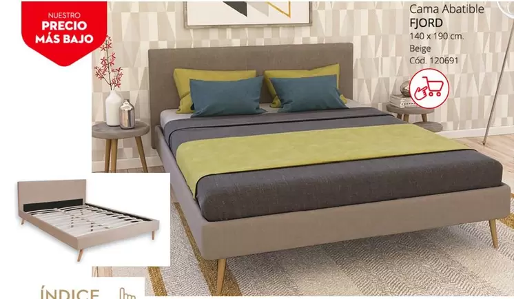 Oferta de Fjord - Cama Abatible en Conforama